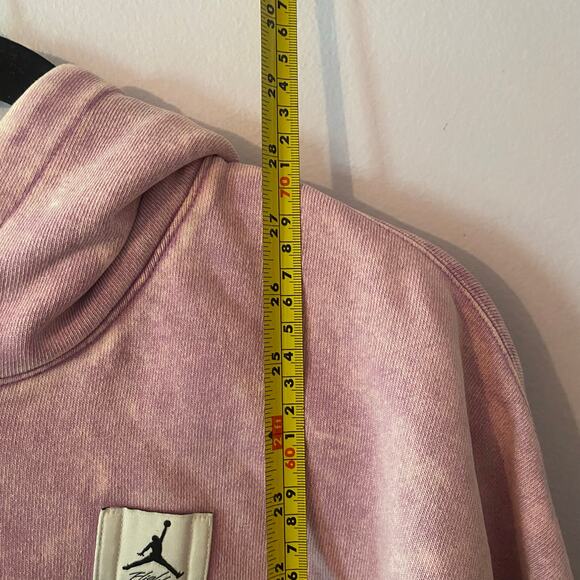 Jordan Women size Medium Purple Hoodie Flight Cotton Streetwear Oversized Baggy - Picture 7 of 8